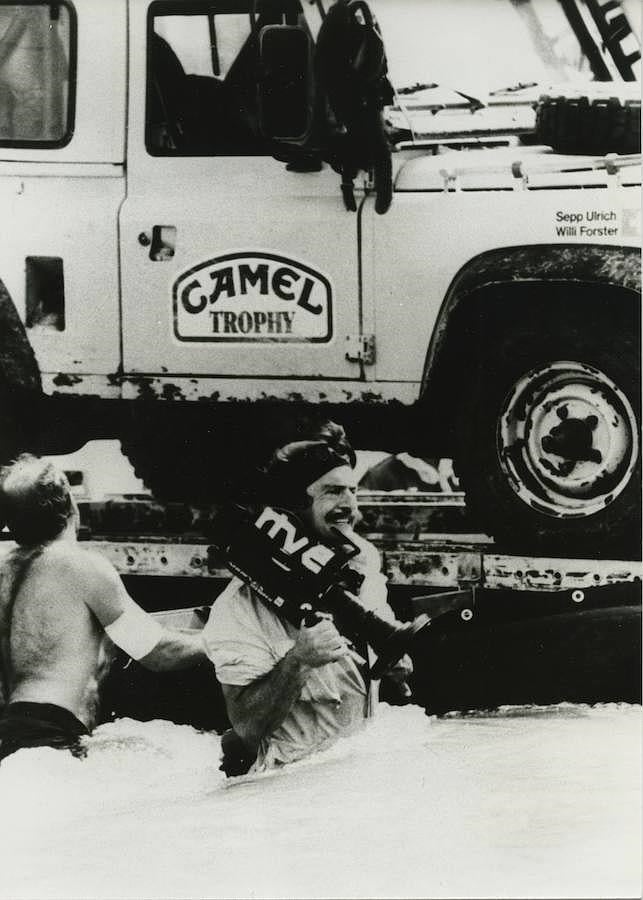 En el programa «Mil Millas de aventura» en los años 80. 