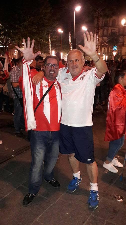 Así celebraron los lectores de ABC la quinta Liga Europa del Sevilla FC
