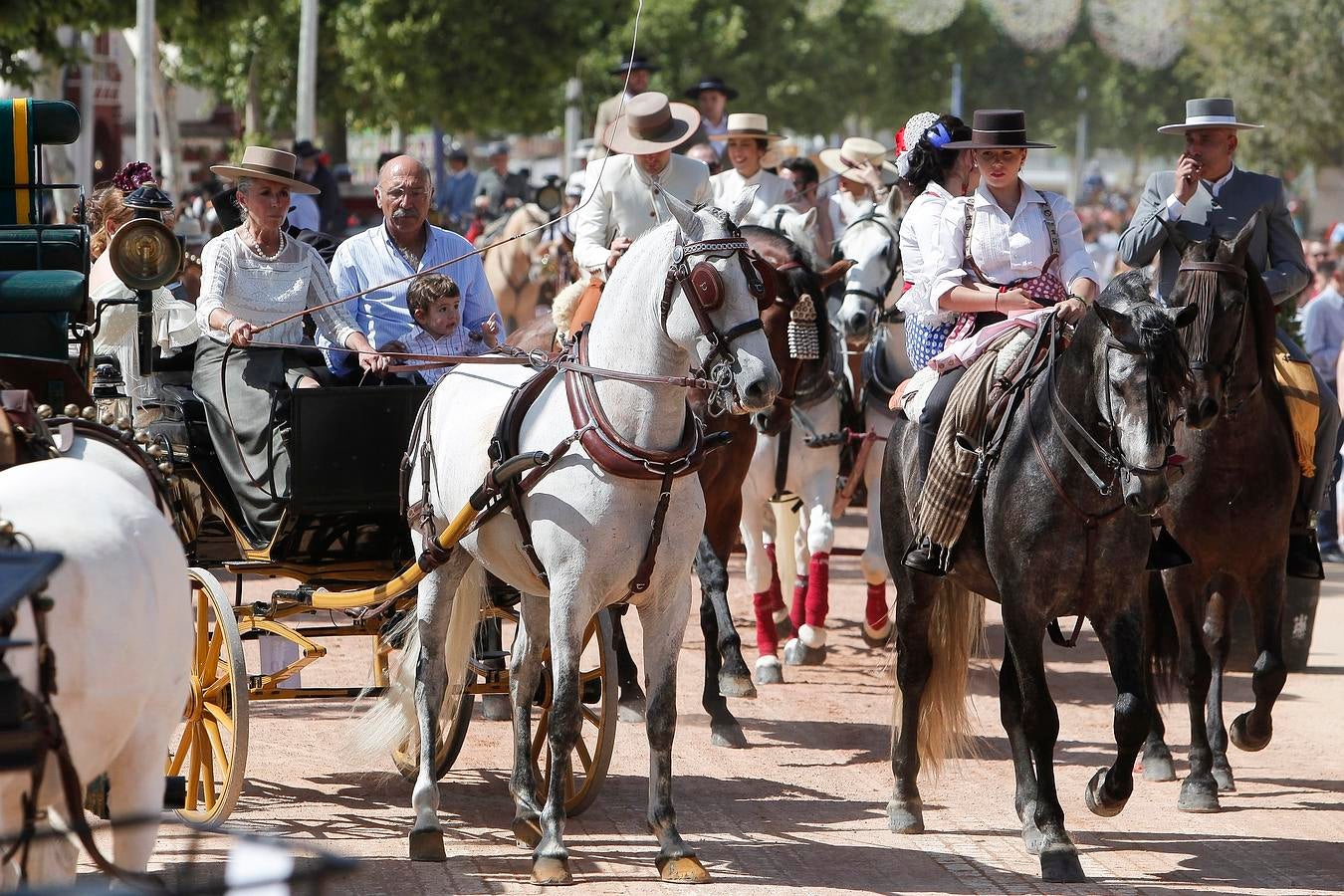 El primer sábado de la Feria de Córdoba, en imágenes