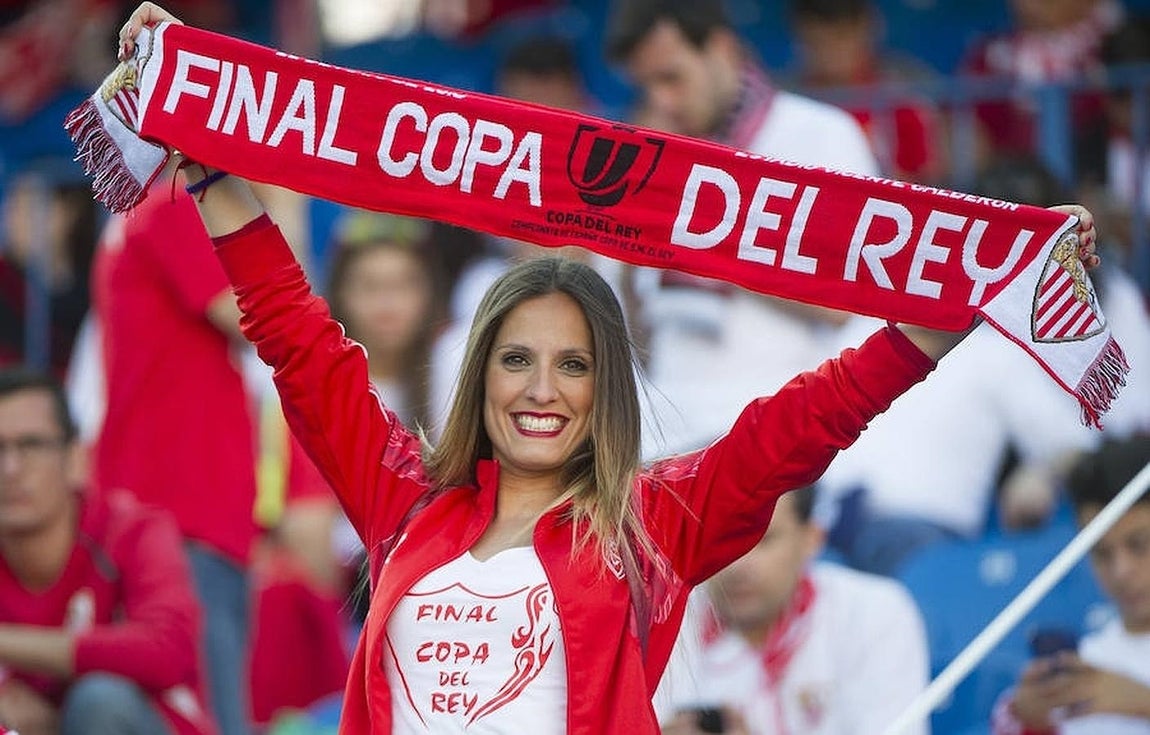 En imágenes: la afición se vuelca con sus equipos en la final de la Copa del Rey