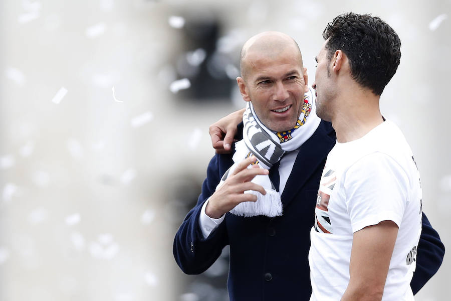 Así celebró el Real Madrid la Undécima en Cibeles