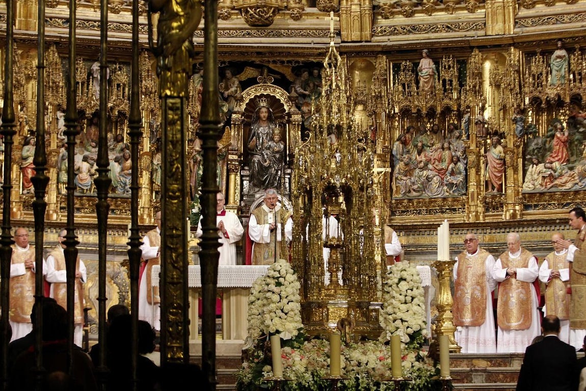 Misa del Corpus en la catedral de Toledo. 