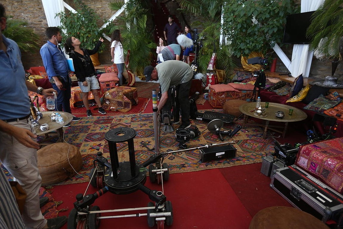 Rodaje en Los Caños de la serie de Telecinco &#039;Perdóname Señor&#039;