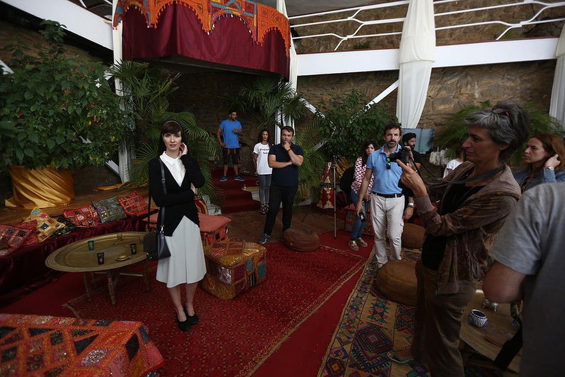 Rodaje en Los Caños de la serie de Telecinco &#039;Perdóname Señor&#039;