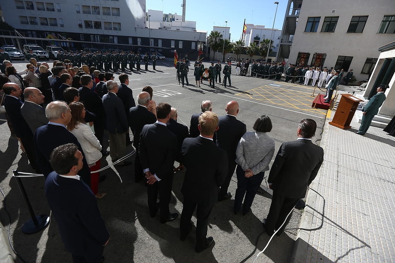 Las imágenes del acto en Cádiz del 172 aniversario de la fundación de la Guardia Civil