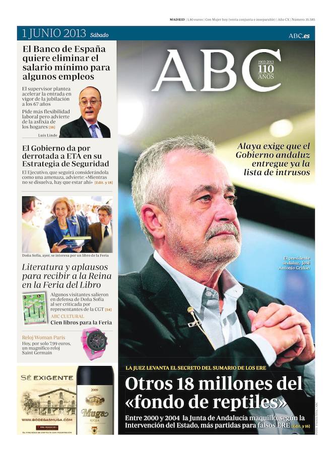 1 de  junio de 2013. Otros 18 millones del «fondo de reptiles»