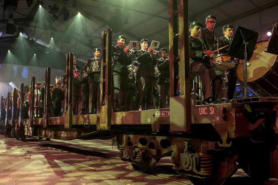 Acto de inauguración del túnel. 