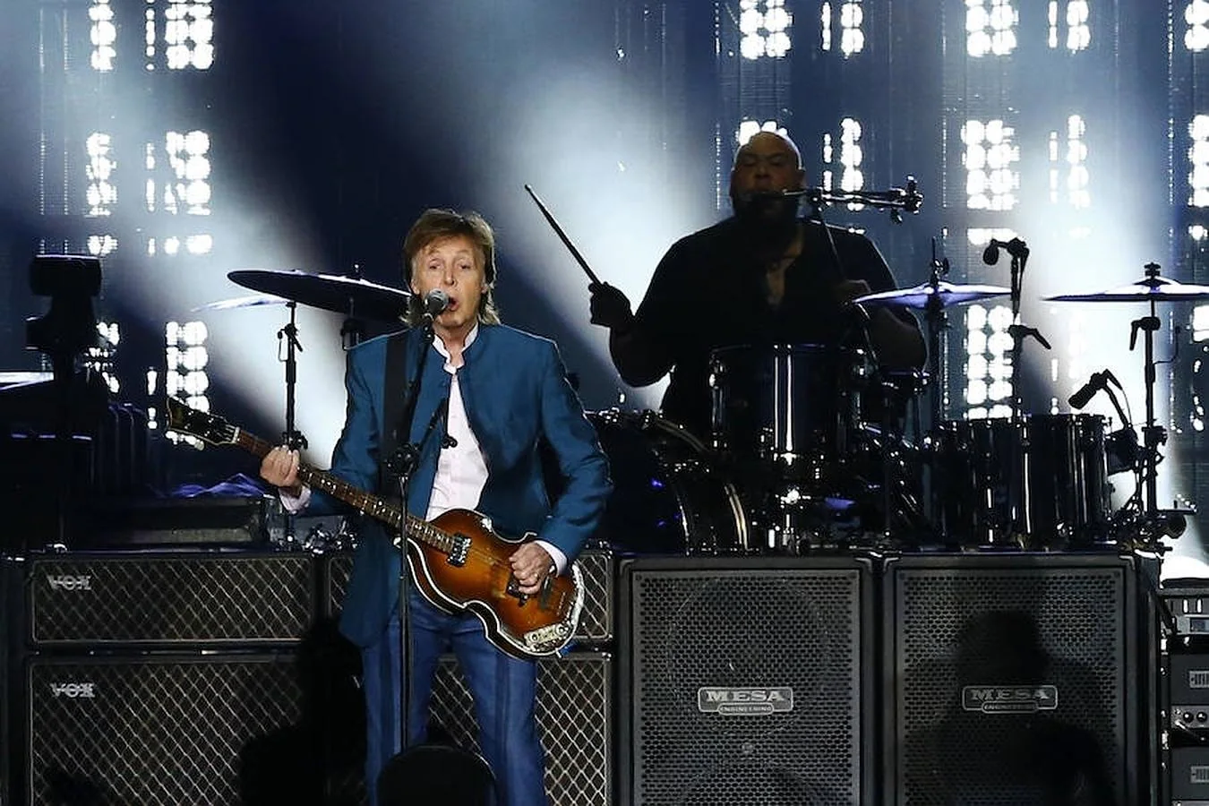 Paul McCartney durante el concierto. 