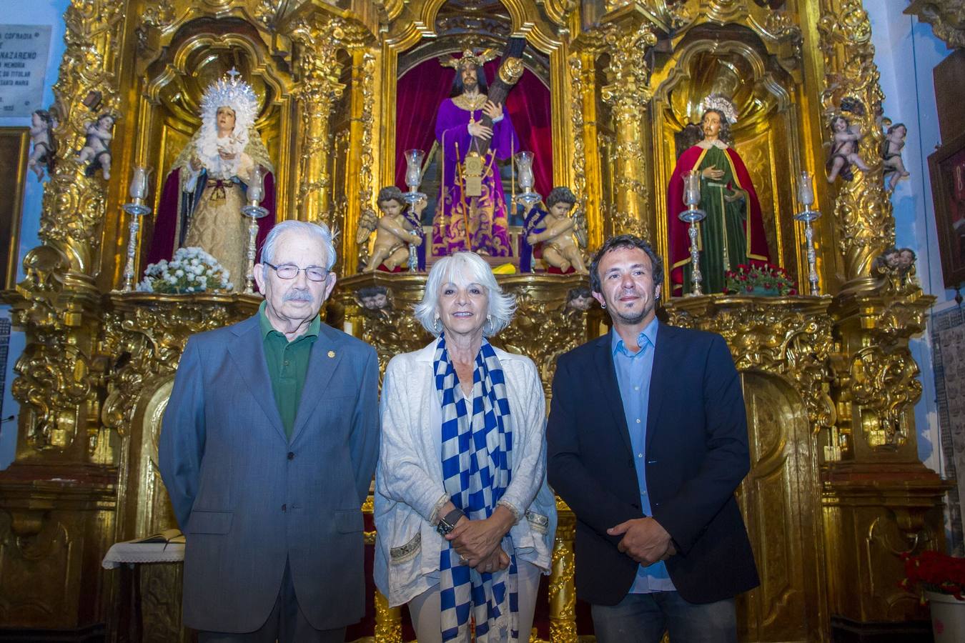 Los alcaldes de Cádiz de la democracia, con el Regidor Perpetuo