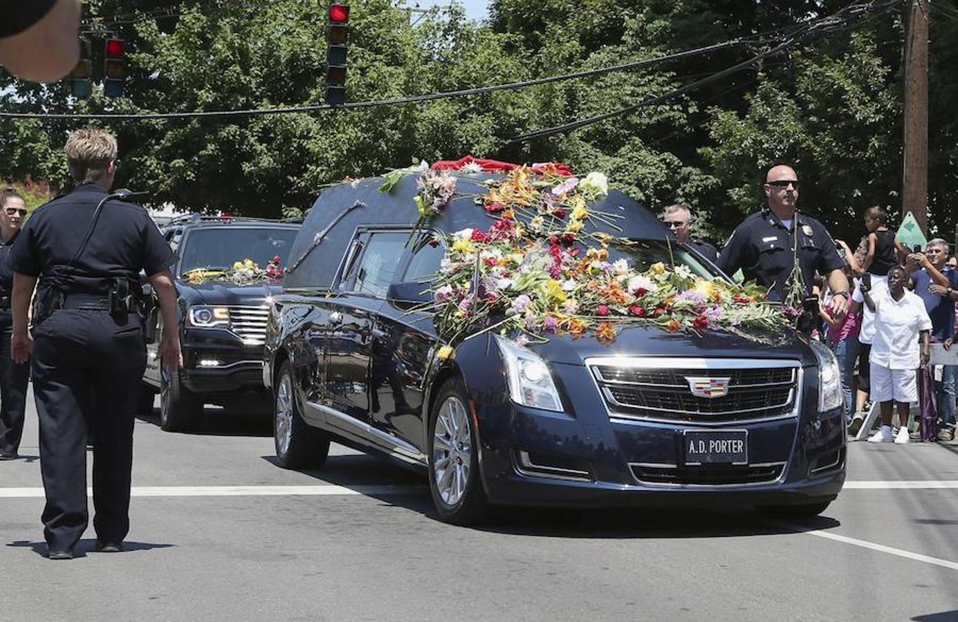 Parte del cortejo fúnebre