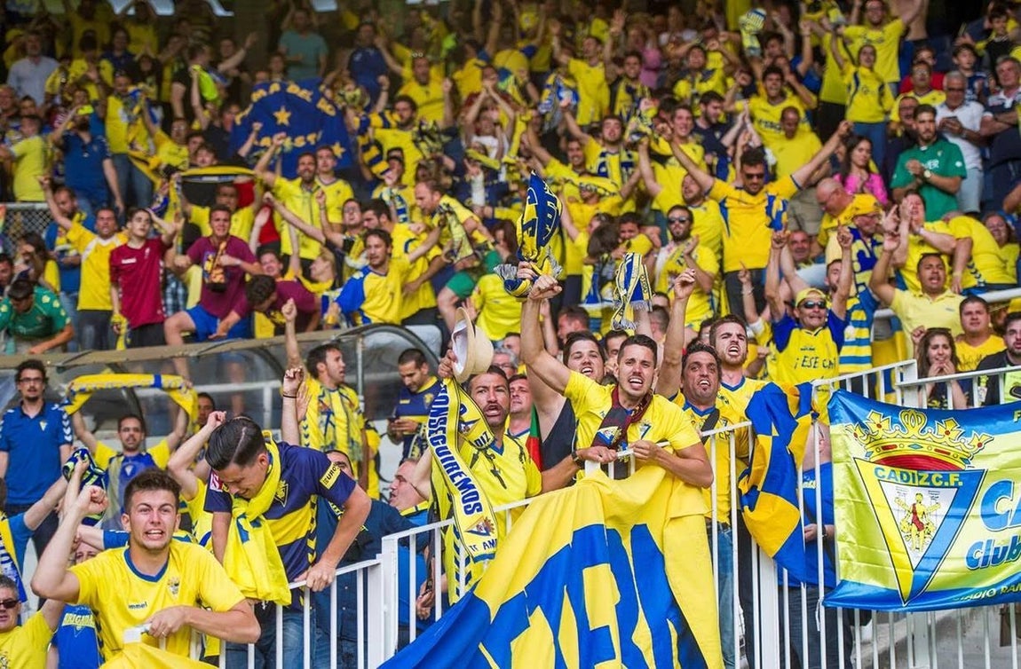 Las imágenes del partido Racing-Cádiz CF