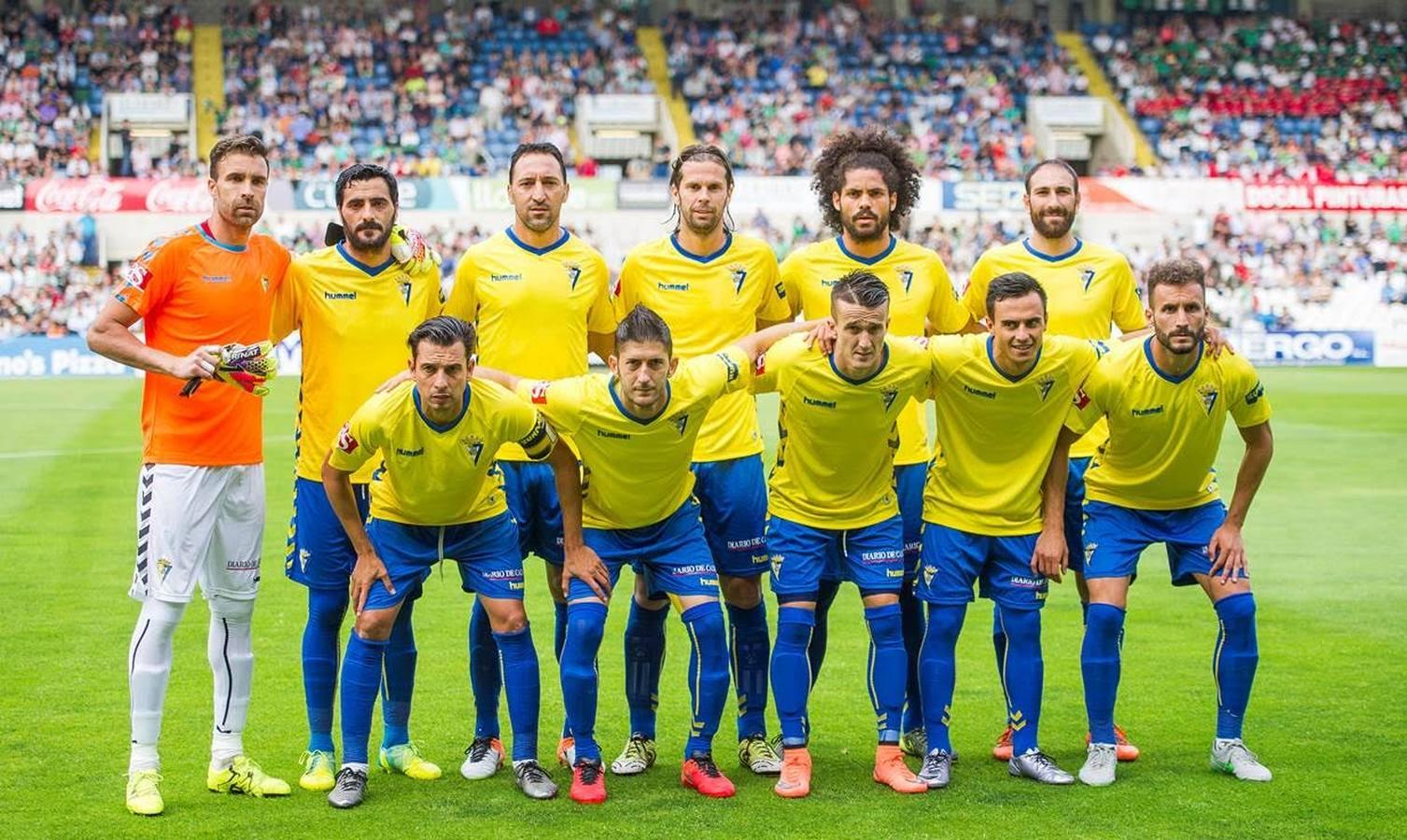 Las imágenes del partido Racing-Cádiz CF