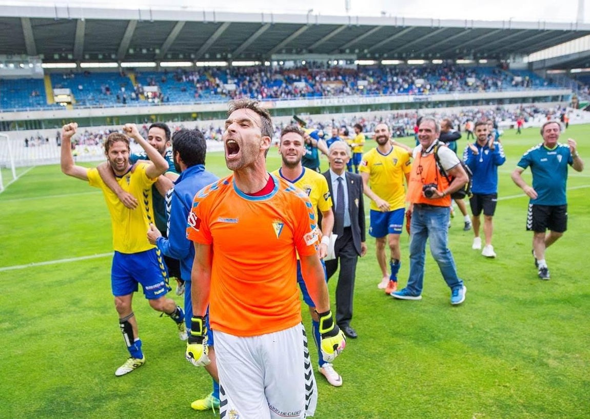 Las imágenes del partido Racing-Cádiz CF