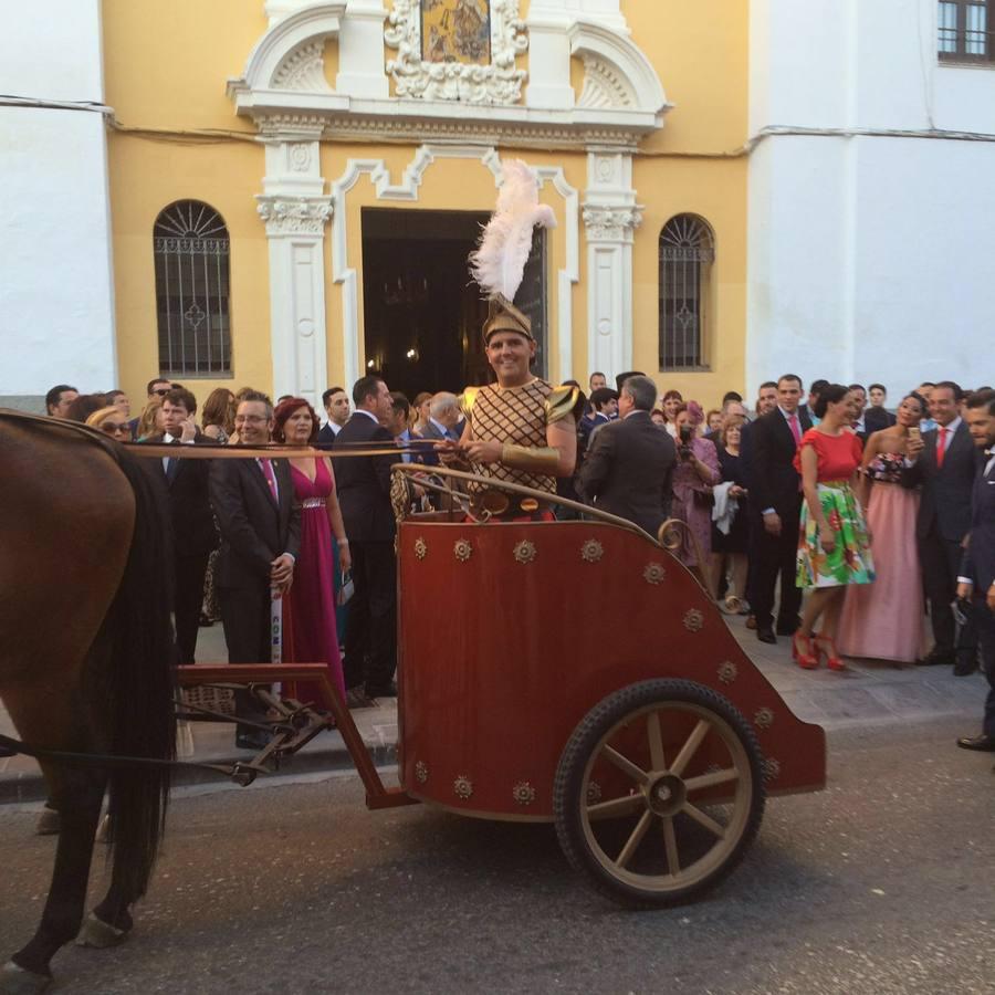 La 'biga' ha sido uno de los regalos más originales que han recibido los contrayentes.