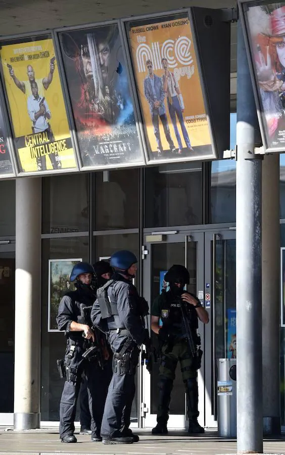 El asalto al cine se produjo en torno a las 15.00 horas. AFP