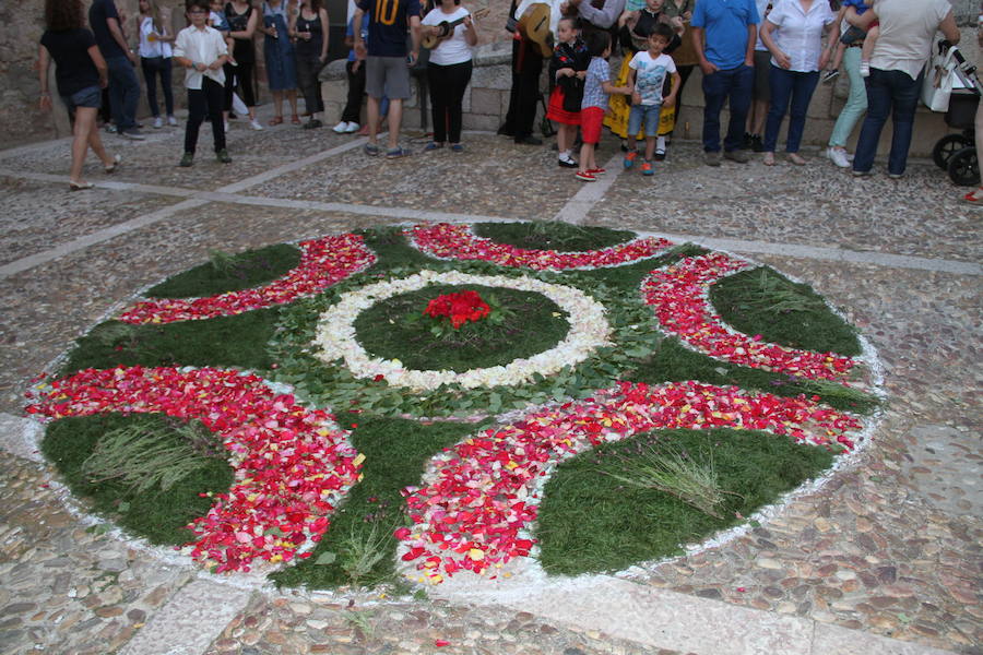 Adorno floral en Sigüenza. 