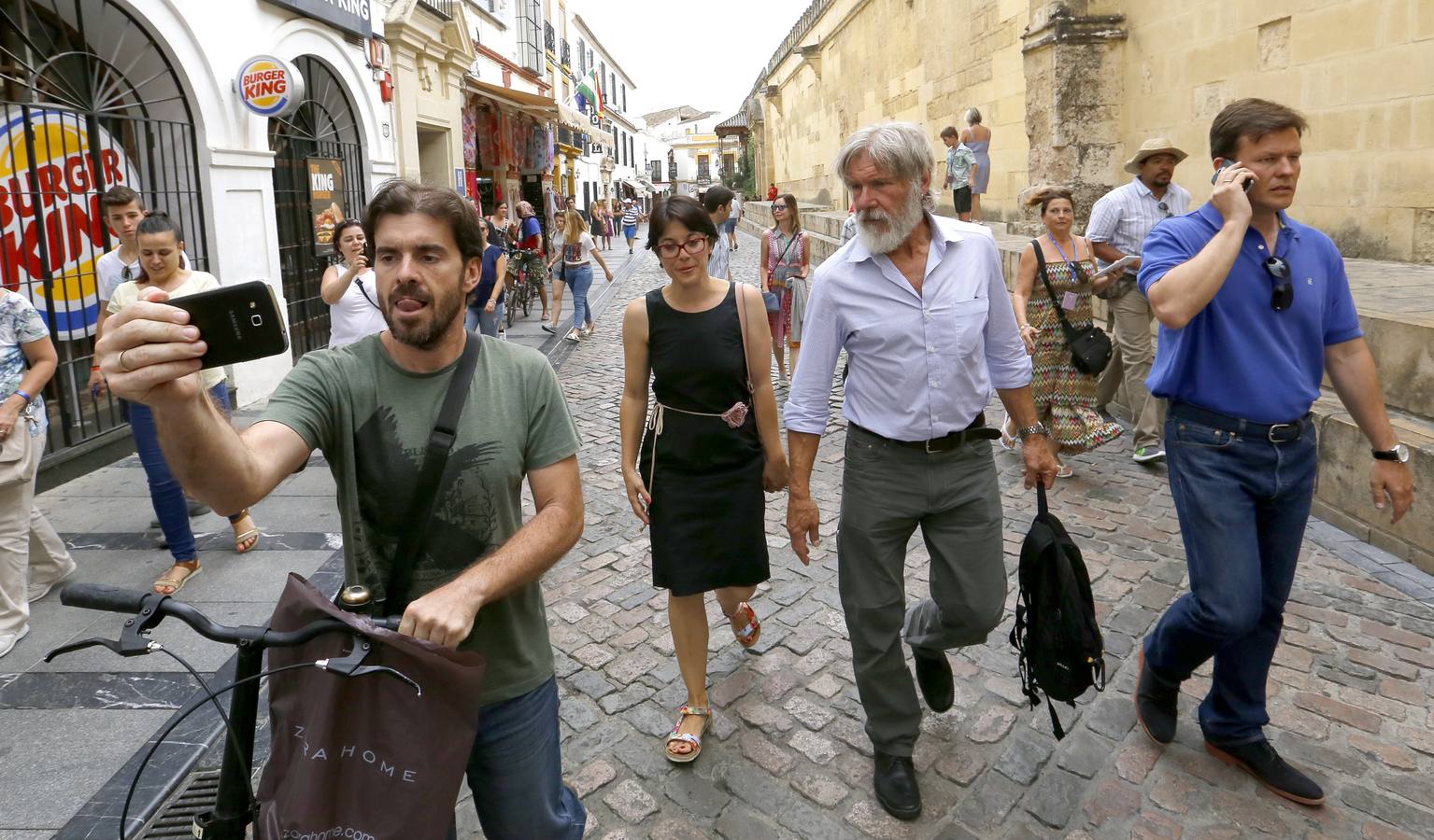 En imágenes, la visita de Harrison Ford a Córdoba