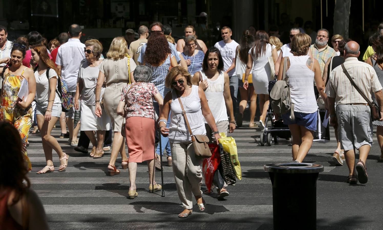 La primera jornada de rebajas, en imágenes