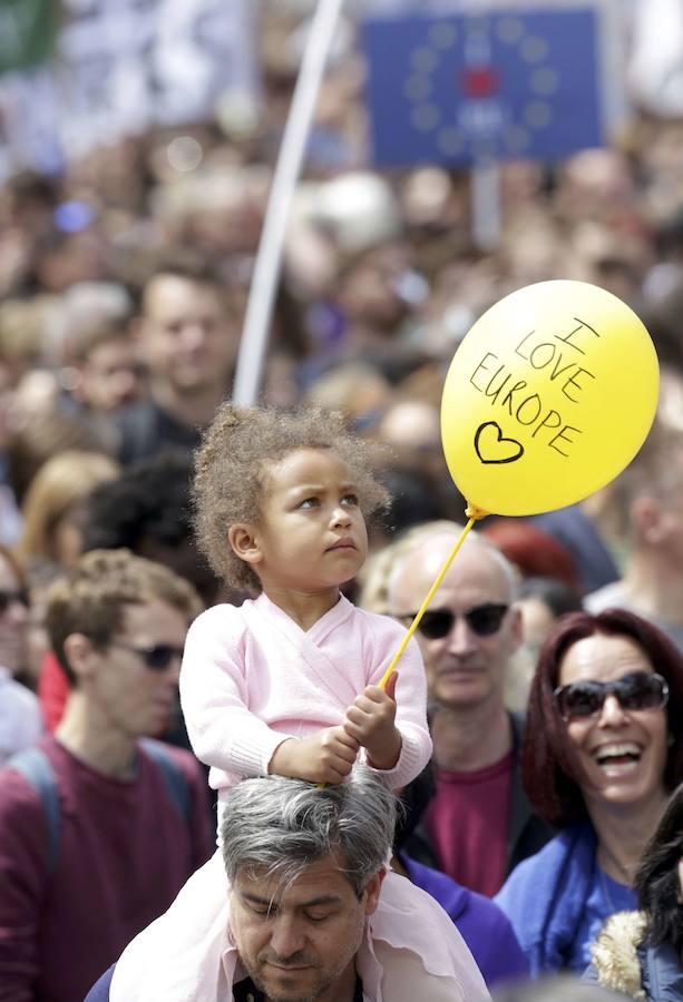 Hasta los más pequeños se suman a la causa. 