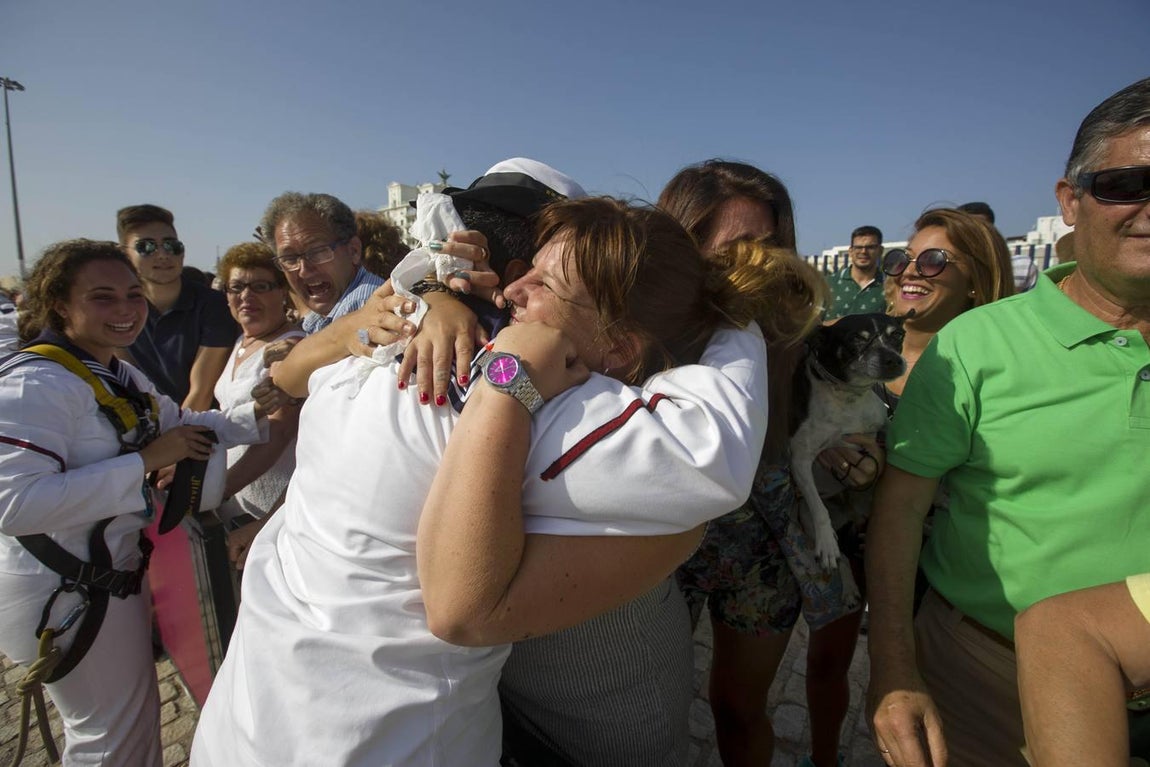 El buque Elcano regresa a Cádiz