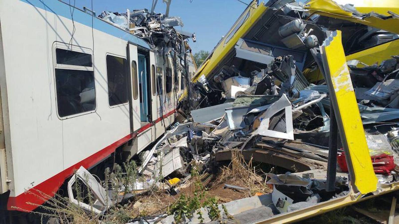 El alcalde de Corato ha definido el accidente «como si se hubiera caído un avión». Efe