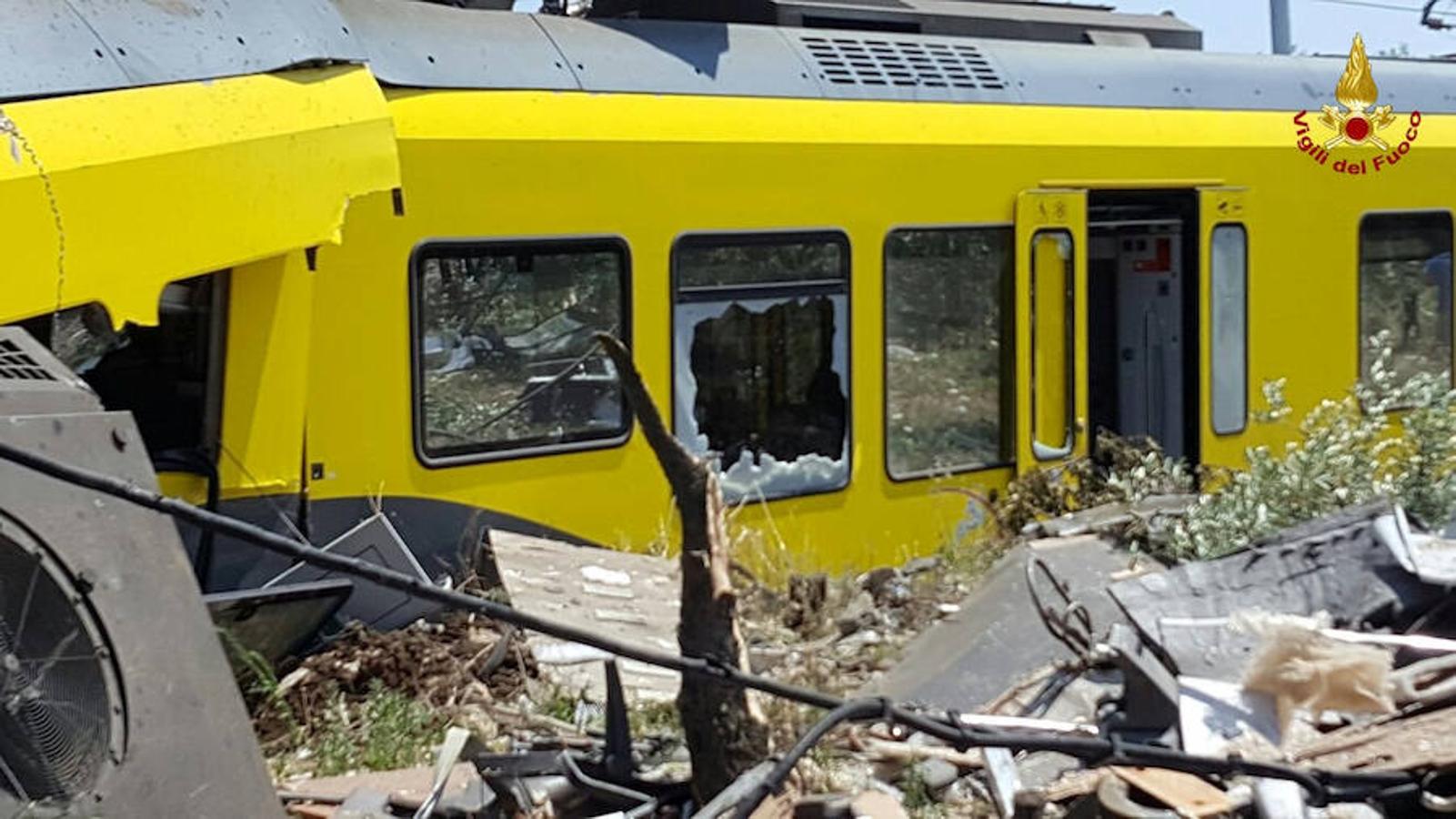 El accidente ha afectado a trenes gestionados por Ferrotramviaria, una compañía privada que se encarga de esa línea. 