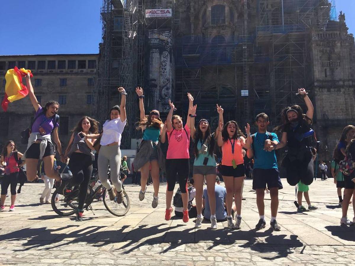 Jóvenes toledanos realizan el Camino de Santiago