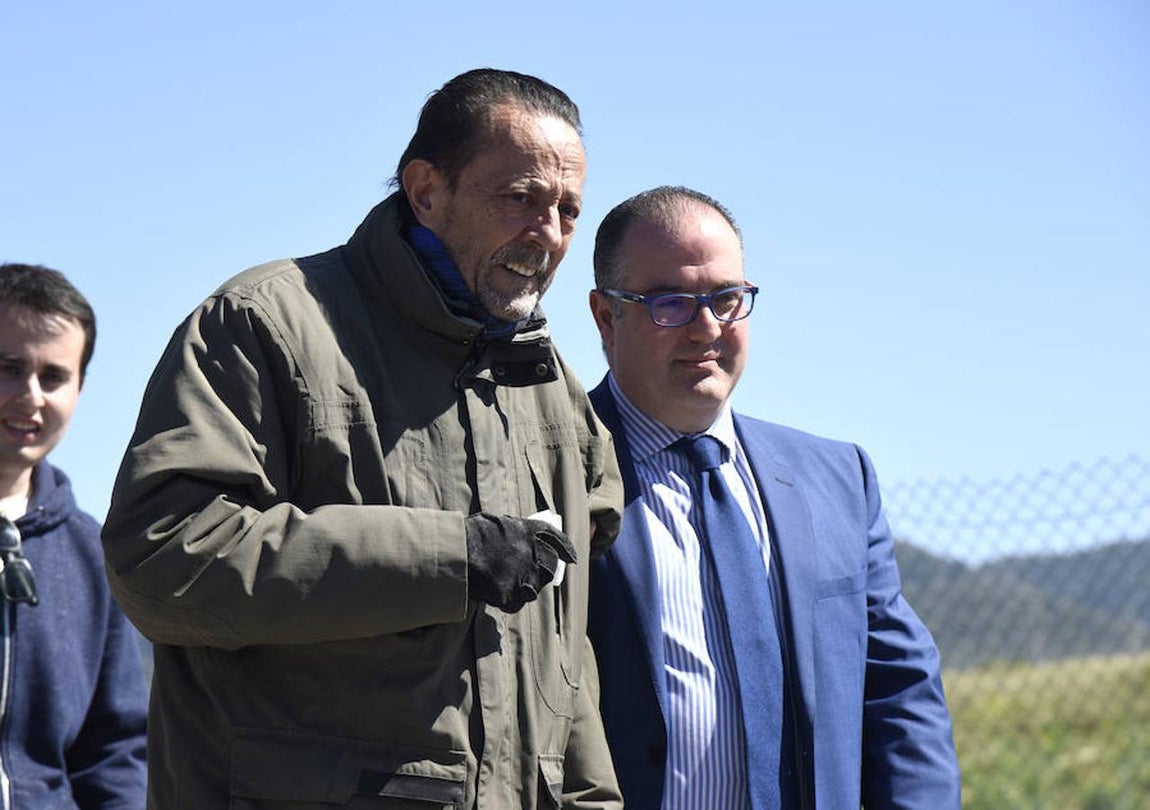 Muñoz a su salida de la cárcel el pasado abril. 