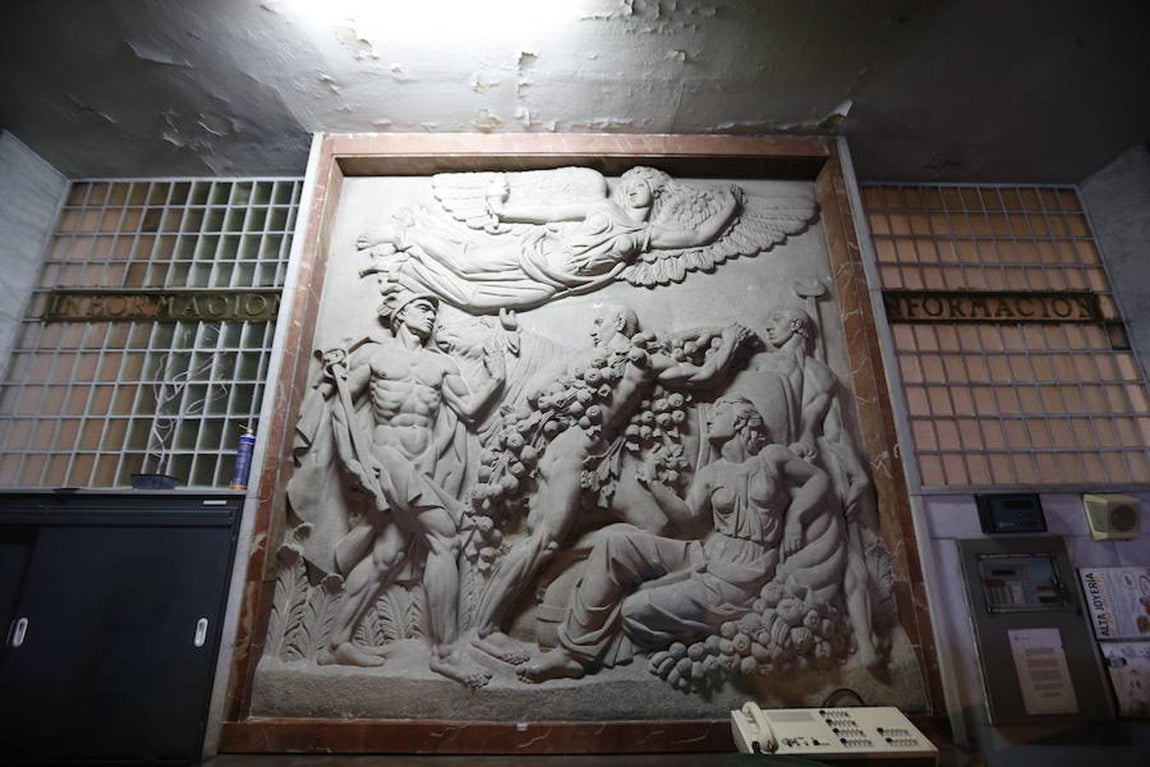 Así está actulmente el interior de esta emblemática construcción madrileña. 