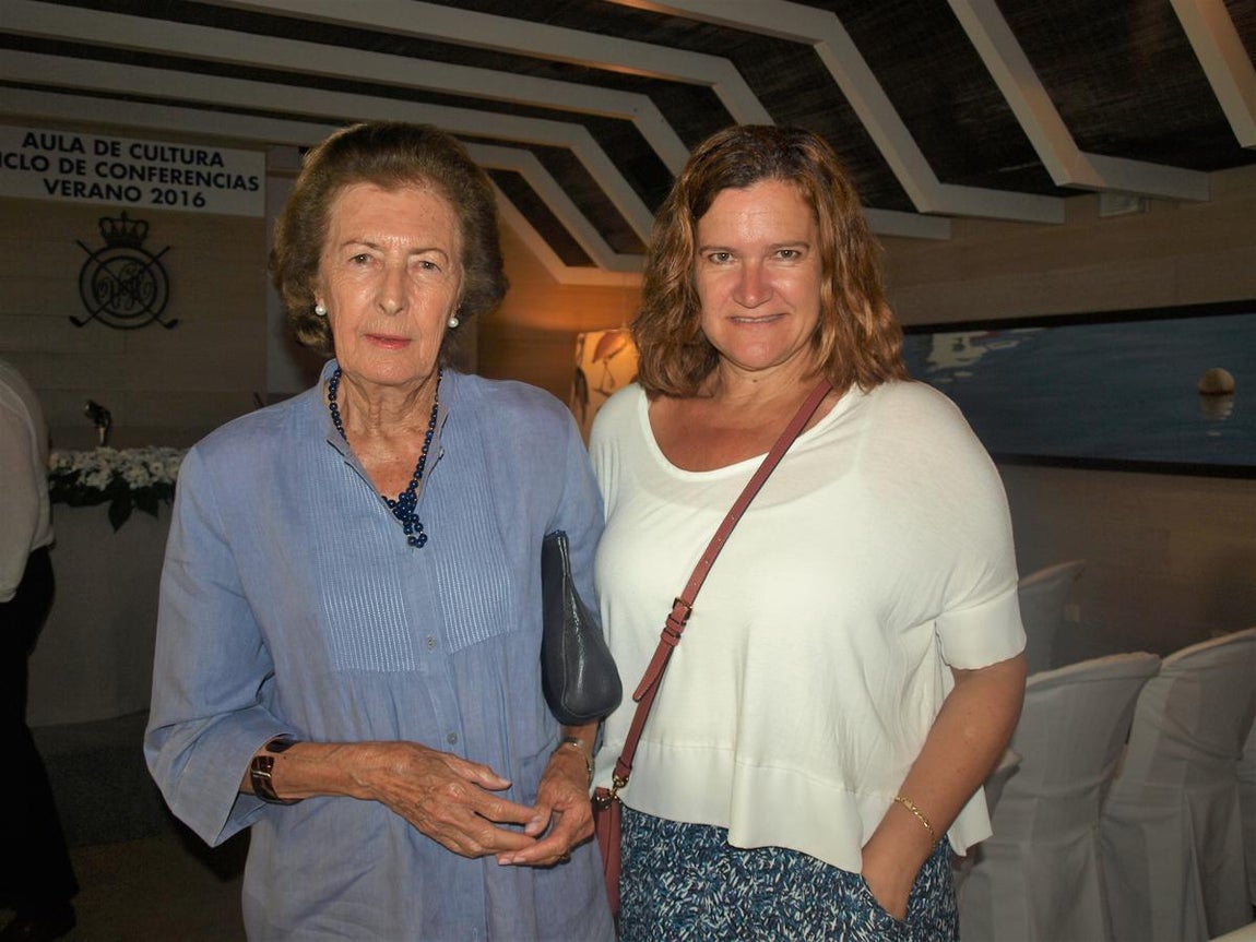 La condesa de Villacreces y Lucila Rodríguez de Austria