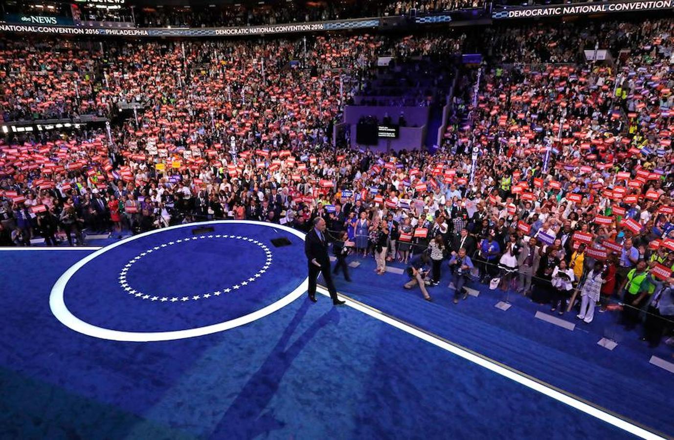 Las imágenes de la tercera jornada de la Convención Nacional del Partido Demócrata