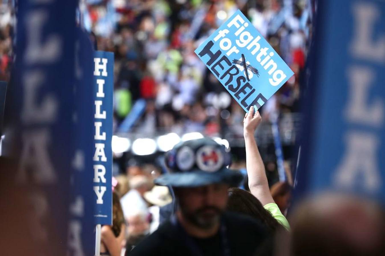 Las imágenes que nos deja la cuarta jornada de la convención demócrata. 