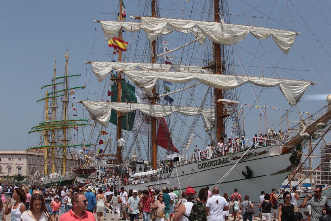 Ambiente del sábado en la Gran Regata de Cádiz