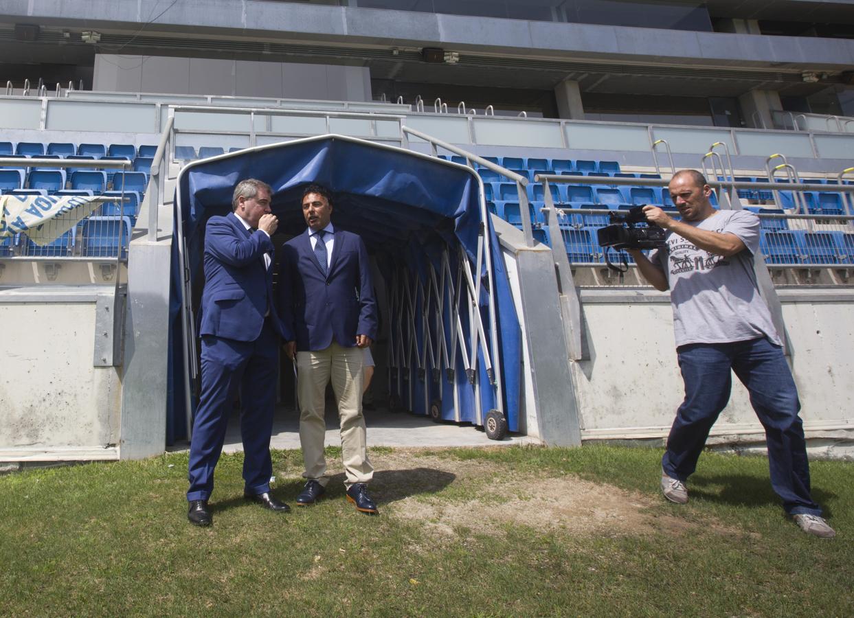 FOTOS: Quique Pina y Manolo Vizcaíno, juntos en Carranza