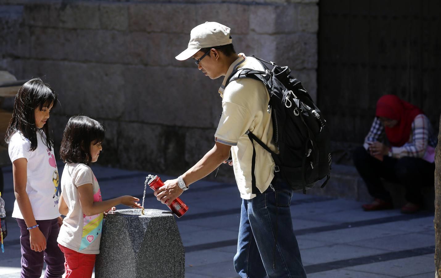 Un calor que «aplatana» al turismo