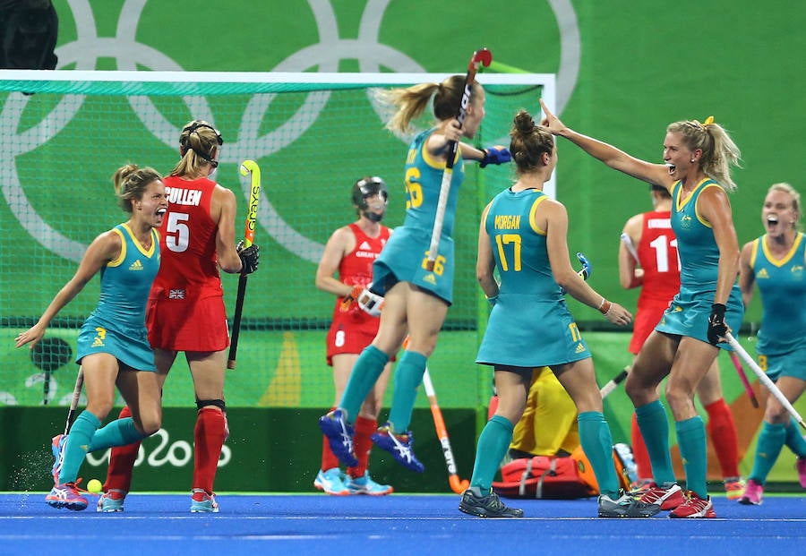 Australia venció a Nueva Zelanda en hockey femenino. 