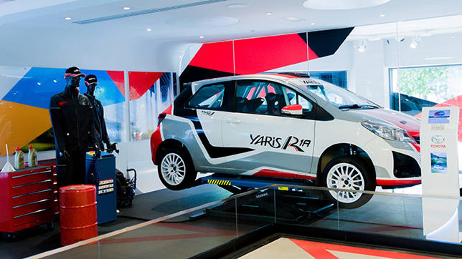 La versión de Rallyes, el Toyota Yaris R1A