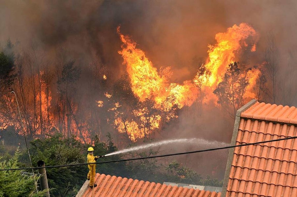 Imágenes de los terribles incendios que están arrasando la portuguesa isla de Madeira