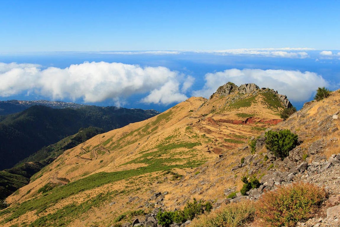 Vistas en Serra de Água, en Madeira. 