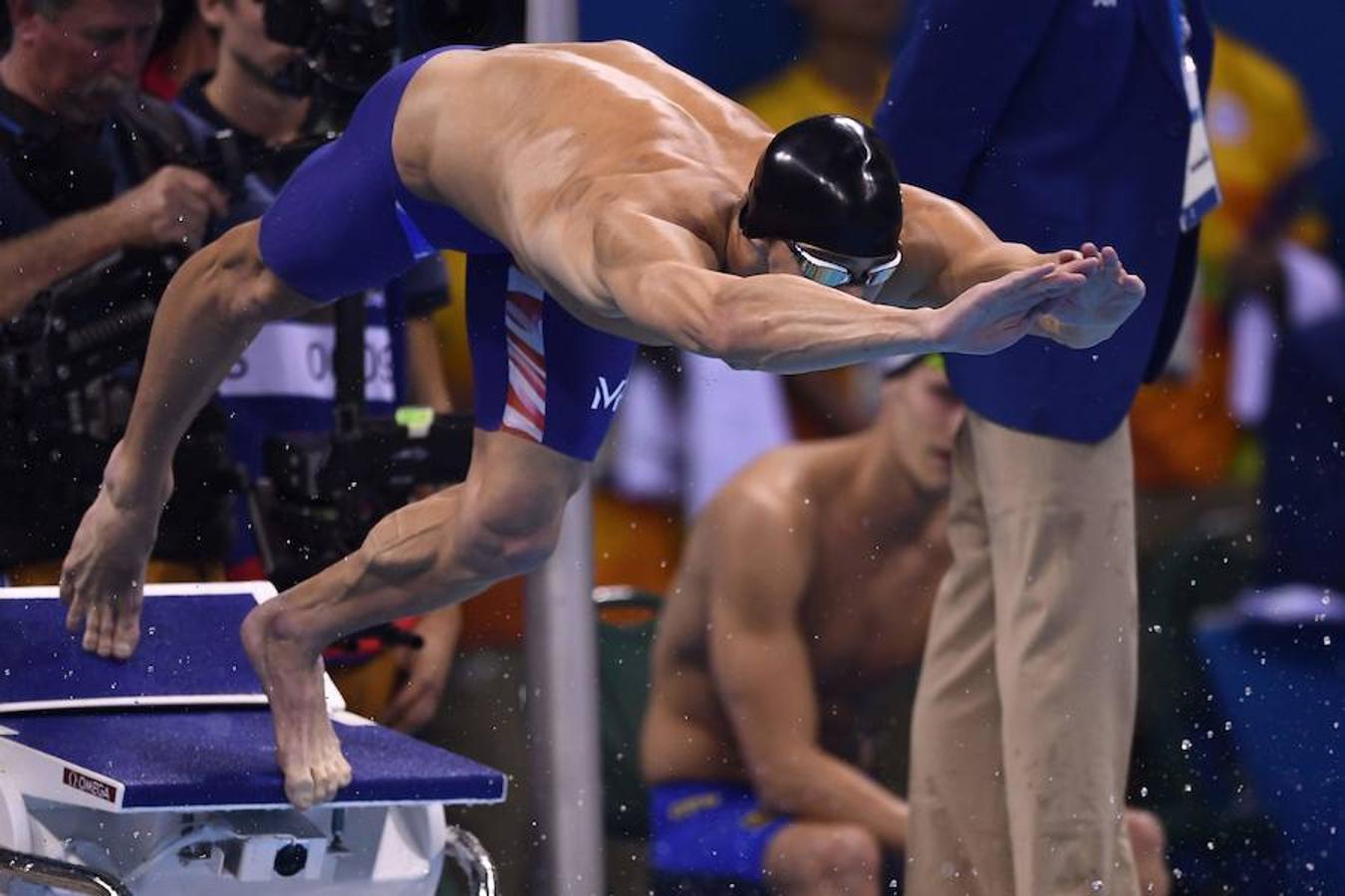 Michael Phelps, durante una prueba de los Juegos Olímpicos de Río de Janeiro. 