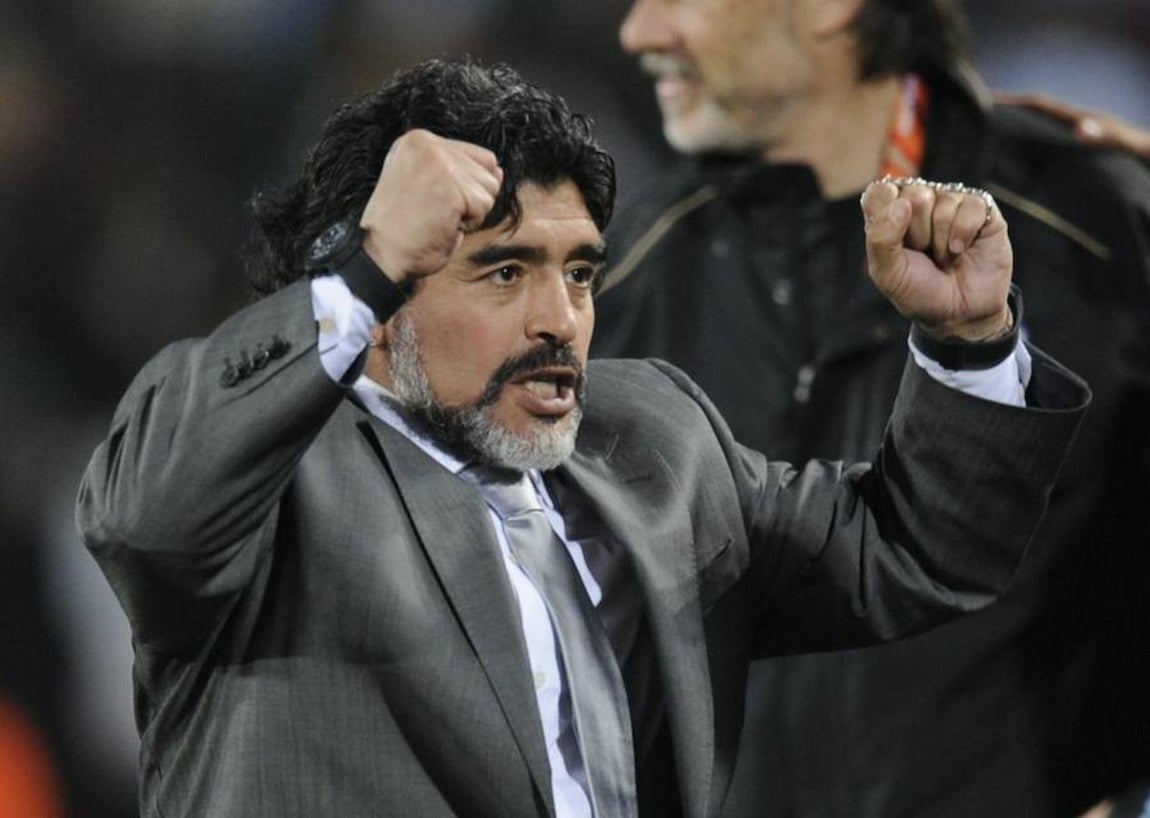 Diego Armando Maradona. 