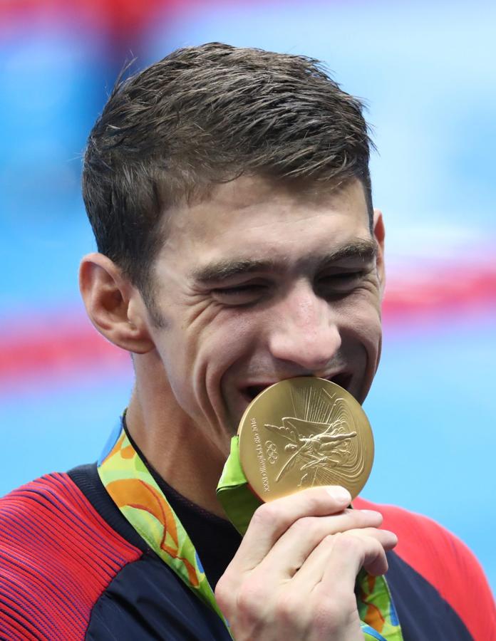 Natación. Michael Phelps ha conseguido hoy la medalla de oro tras ganar la prueba de natación relevo 4x100 metros