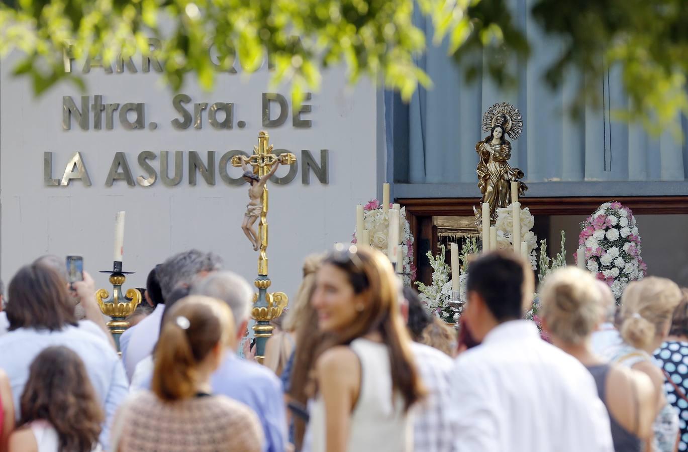 La procesión de Nuestra Señora de la Asunción, en imágenes