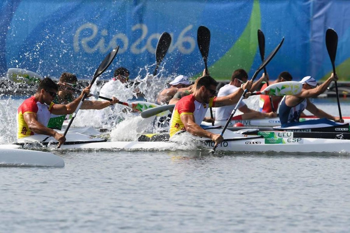 Saúl Craviotto y Cristian Toro consiguieron colgarse la medalla de oro en el K2 200 metros. 