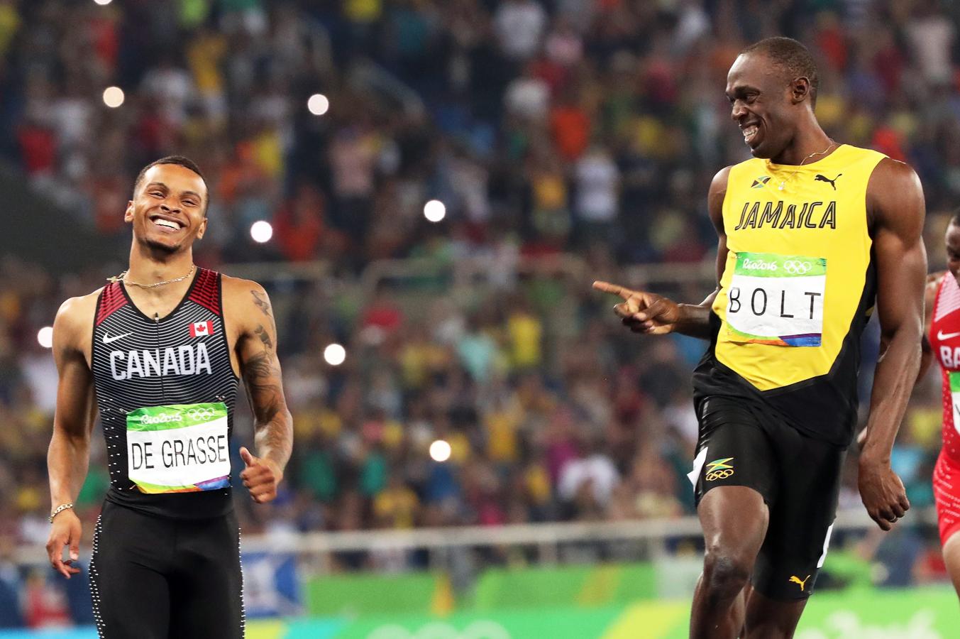 Atletismo. La imagen de la jornada la brindan Usain Bolt y el canadiense Andre De Grasse, que llegaron a la meta con una vertiginosa complicidad. Bolt fue oro con 19.78 segundos  y De Grasse obtuvo la plata con 19.80