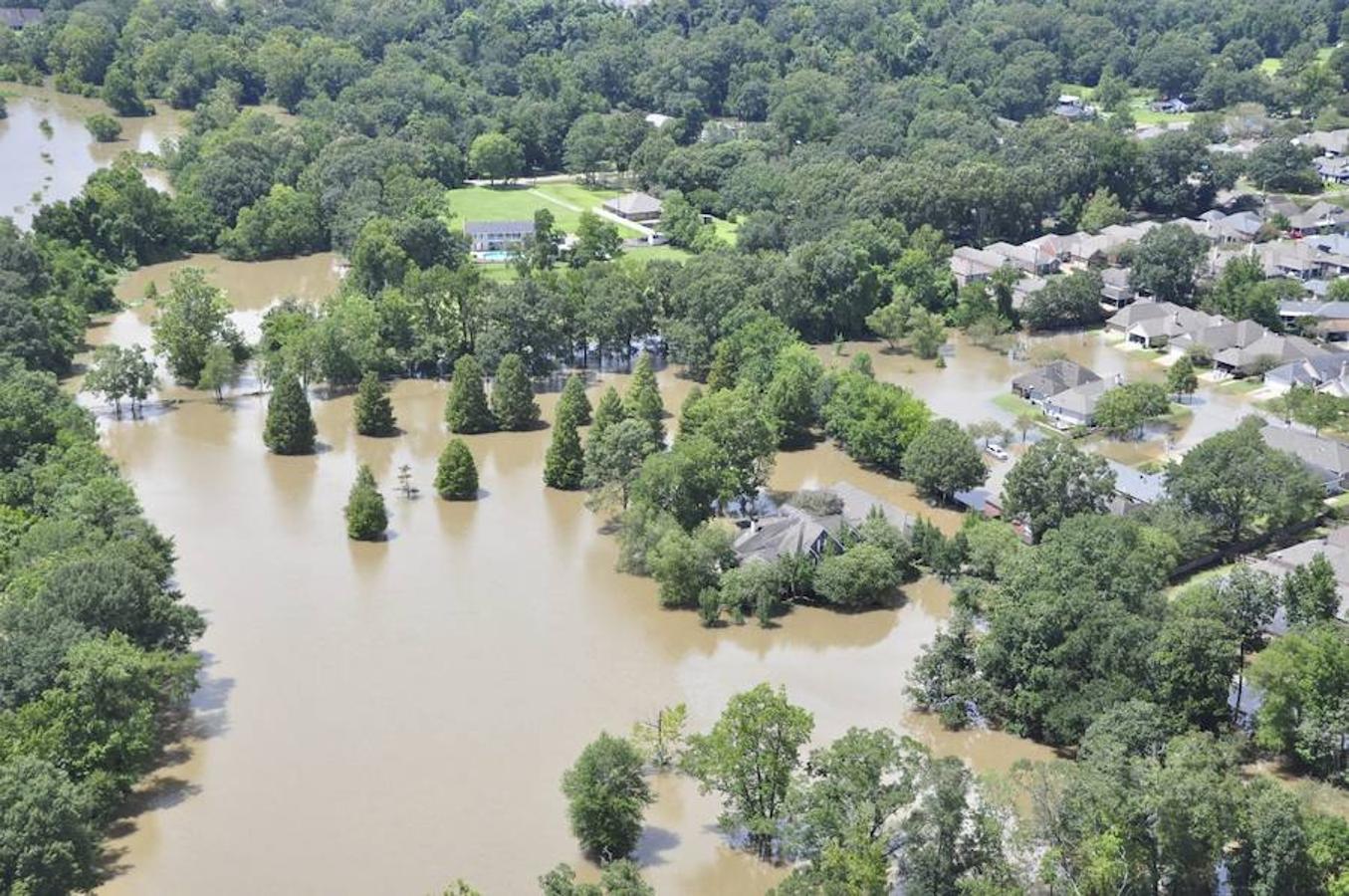 Las inundaciones históricas que asolan desde el pasado viernes Luisiana (sur de EE.UU.) han dejado 6 muertos