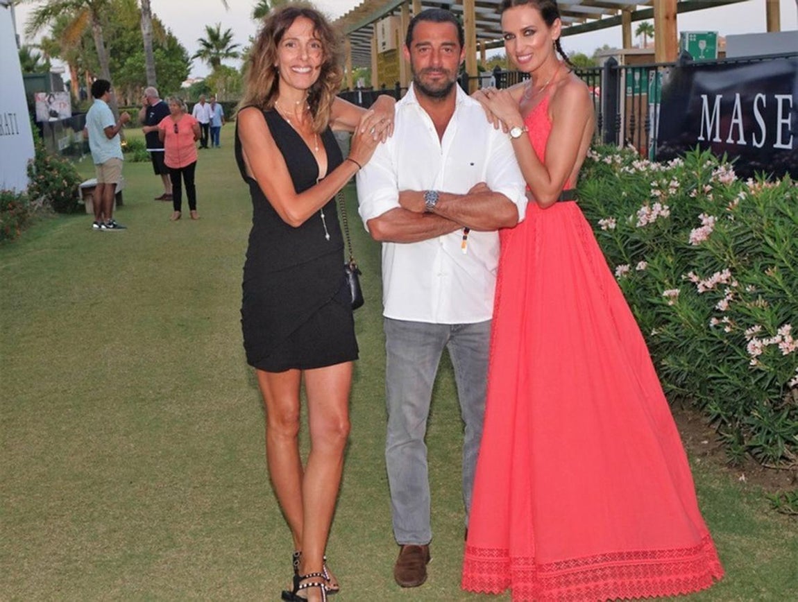 Yolanda Sacristán, Vicente Dalmau y la modelo Nieves Álvarez