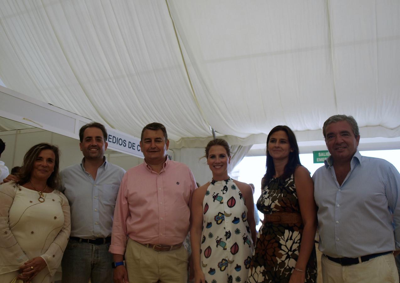 Concha Rosano, Antonio Saldaña, Antonio Sanz, Ana Mestre, Carmen Pérez y Juanjo Marmolejo.