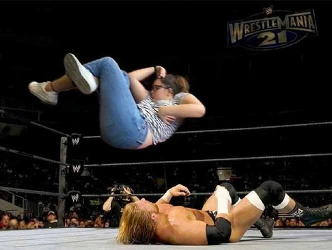 Practicando wrestling.. 