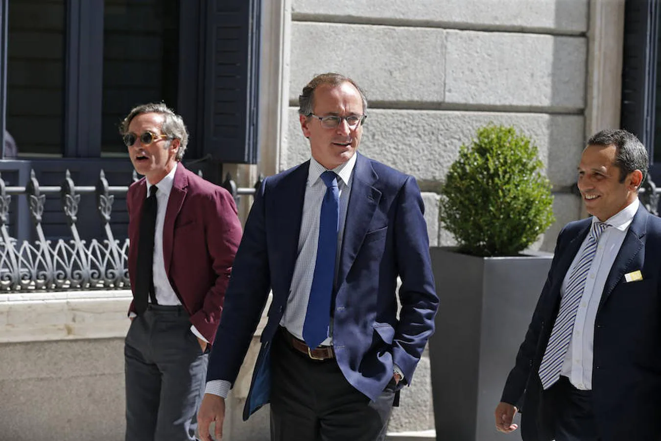 Alfonso Alonso, presidente del PP vasco y candidato a lehendakari, llega esta tarde al Congreso